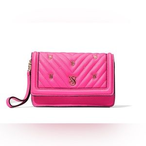 Victoria's Secret Pink Quilted Clutch